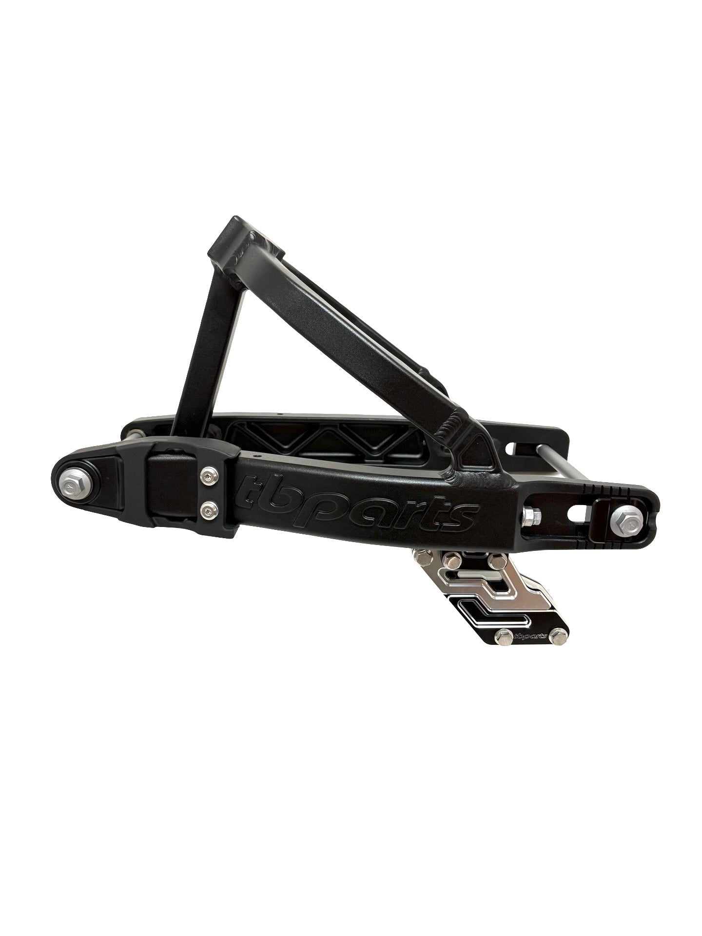 TB Parts Swingarm Kit +2" - Black w/ Chain Guide - Honda CRF110