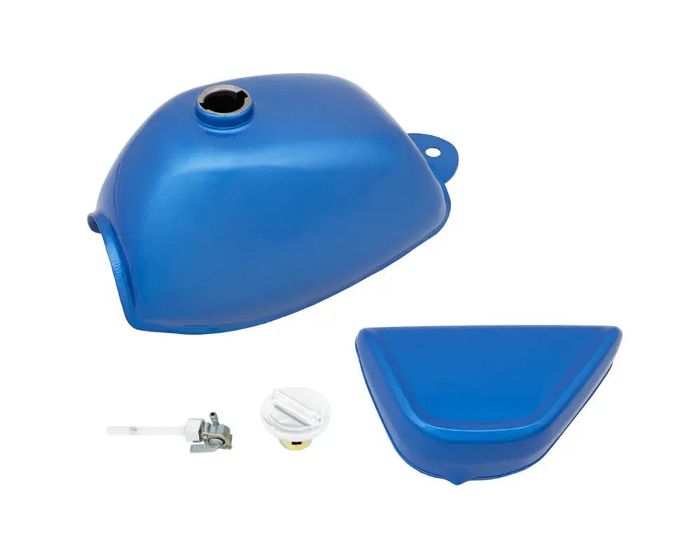 TB Parts AFT Gas Tank & Side Cover Kit, Candy Blue- Z50 K3-78