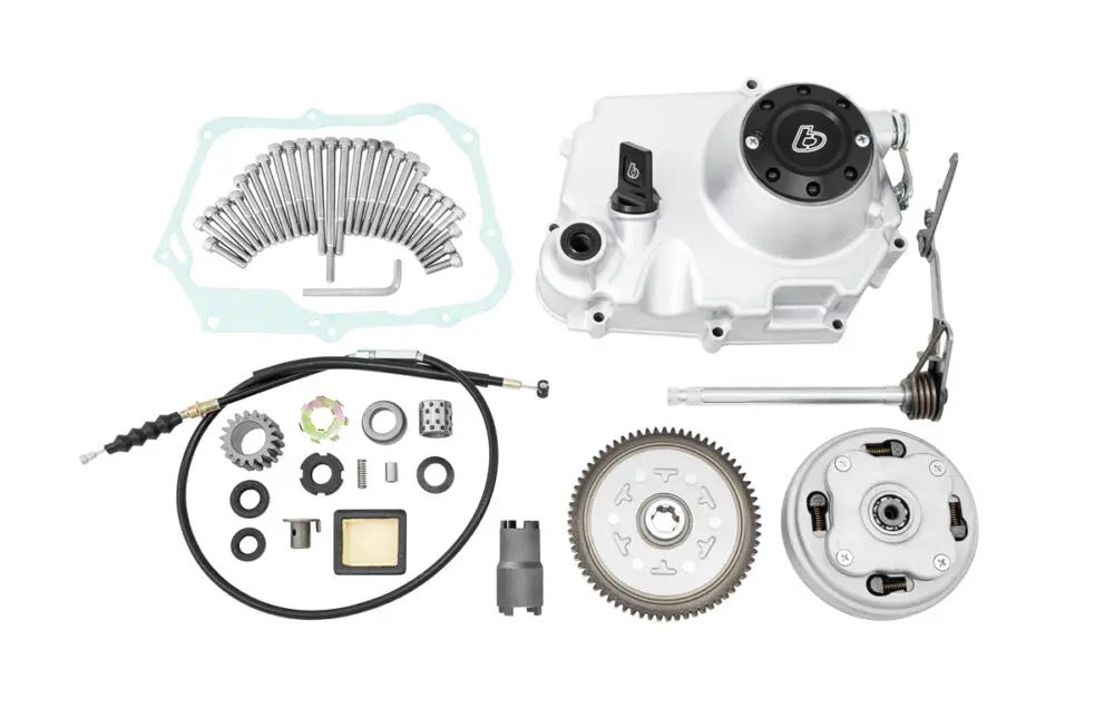 TB Parts Manual Clutch Kit & Black Billets – 88+ models