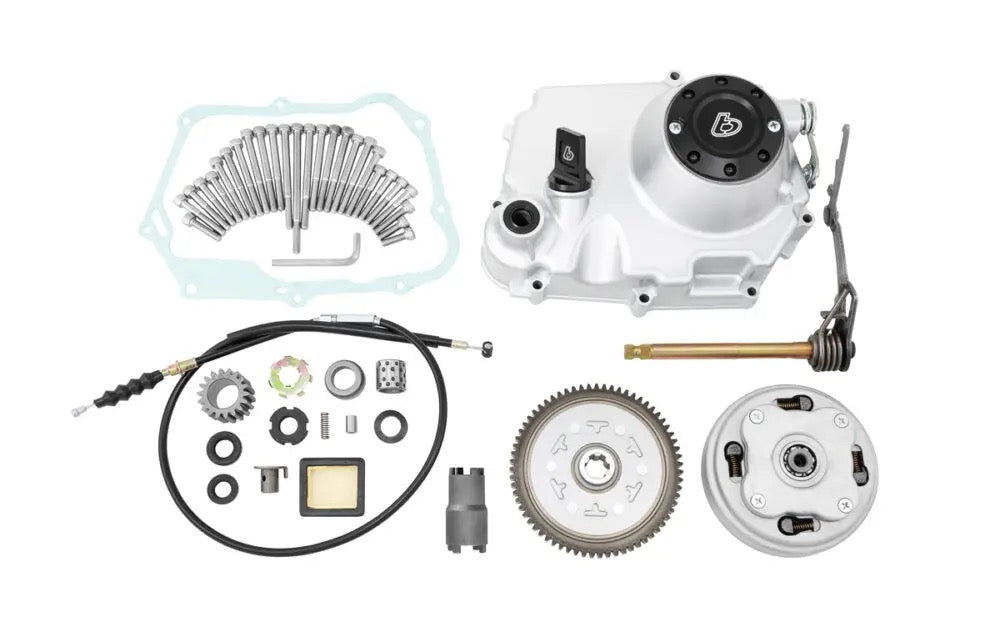 TB Parts Manual Clutch Kit & Black Billets – 69-87 models