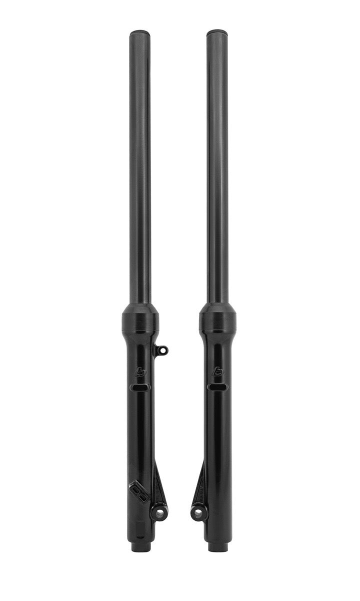 TB Parts Fork Assembly Set, HD springs & Black TiN Coated uppers – KLX110 & KLX110L