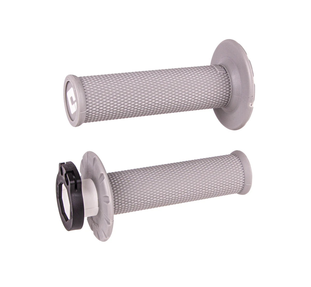 ODI No Waffle Lock On Grips - Soft Compound - Grey