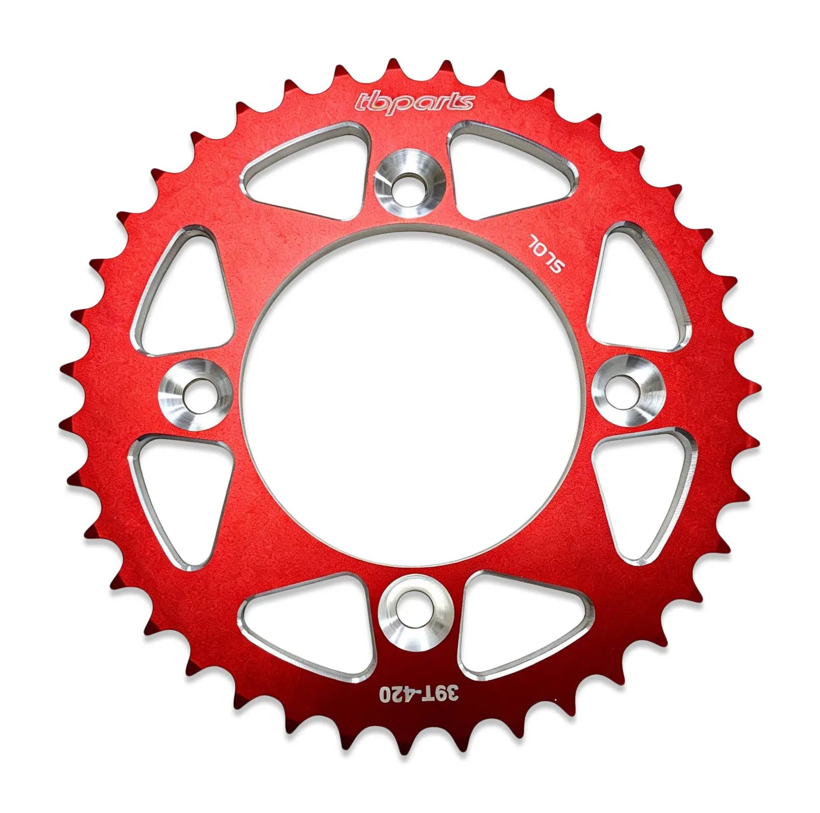 TB Parts Rear Sprocket - 39T 7075 CNC Red – CRF110