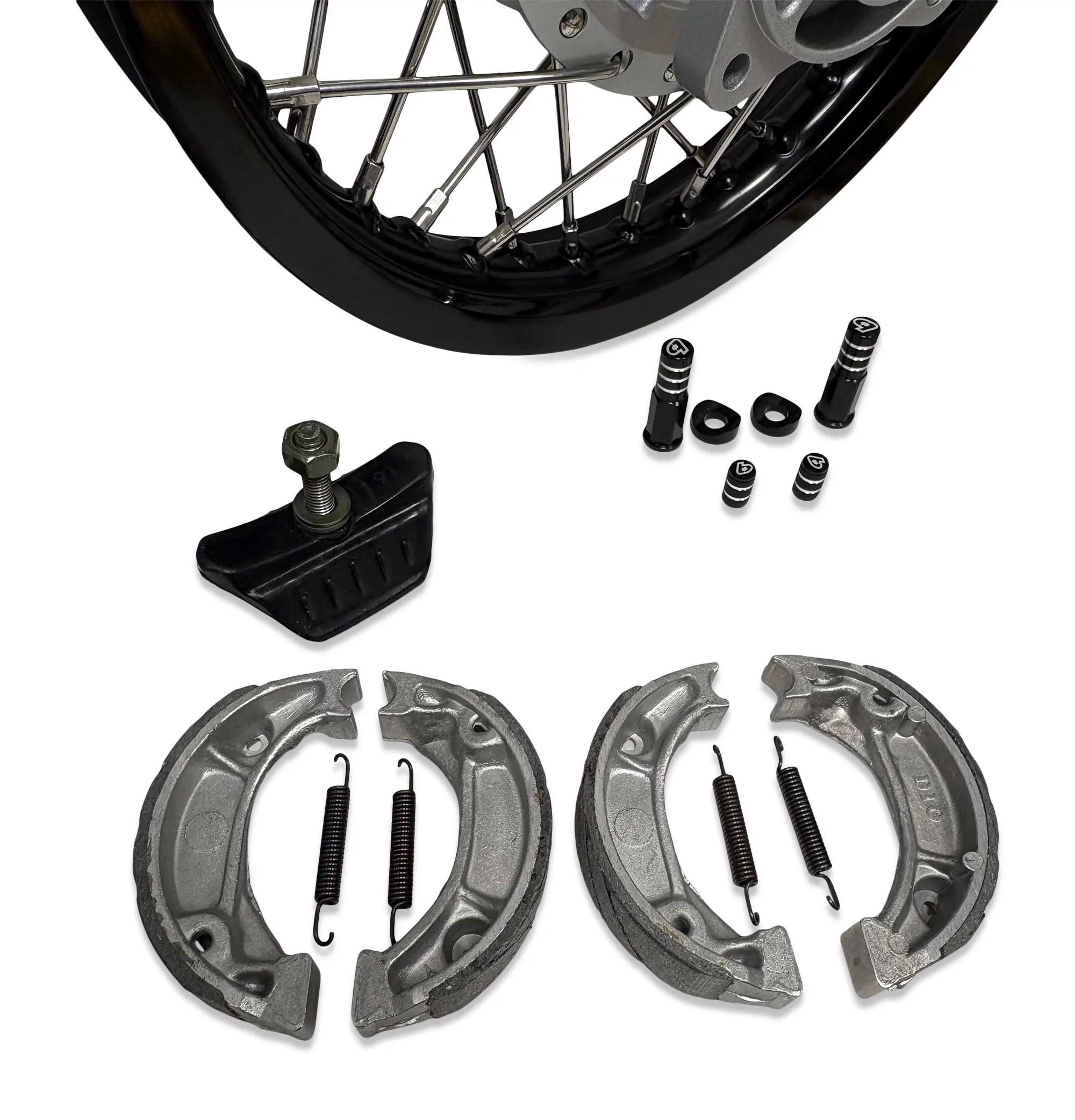 TB Parts Ultimate Black Suspension & Wheel Package 350# – CRF110