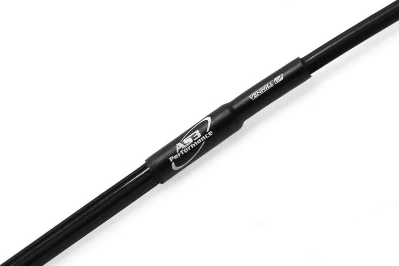 AS3 Venhill Braided Front Brake Line Hose Black - KLX140
