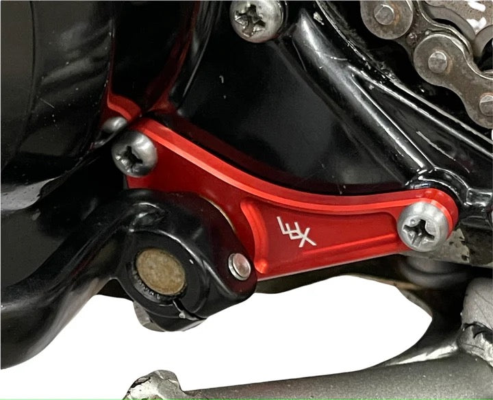 LUX Billet Shift Shaft Brace Red - KLX110