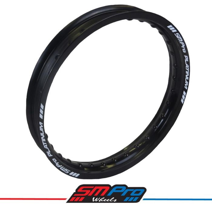 SM Pro Platinum Black Rear Rim 16