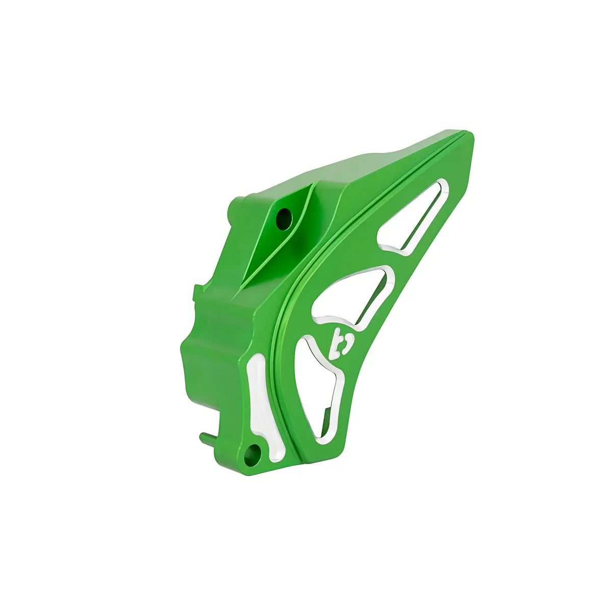 TB Parts Sprocket Guard, CNC Billet Green - KLX140