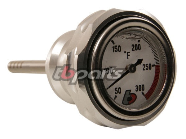 TB Parts Billet Oil Temp Gauge, Silver – Honda 50cc &70cc