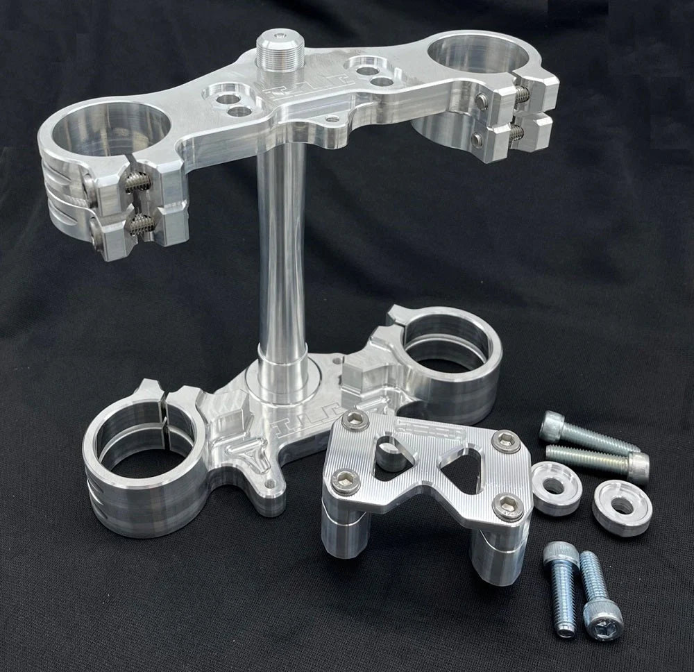 JTI Conversion Triple Clamps - KLX140 to YZ85 / YZ65 / KX85 Forks
