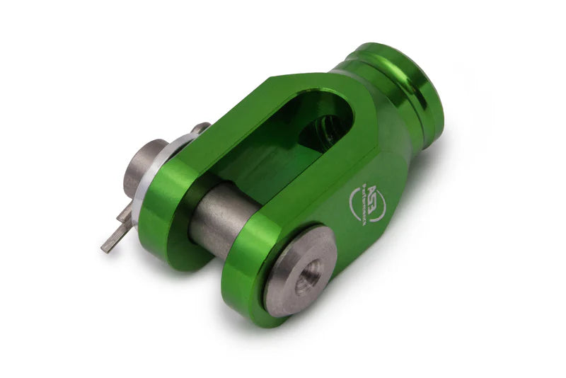 AS3 Performance KLX140 Billet Aluminum Rear Brake Clevis - Green