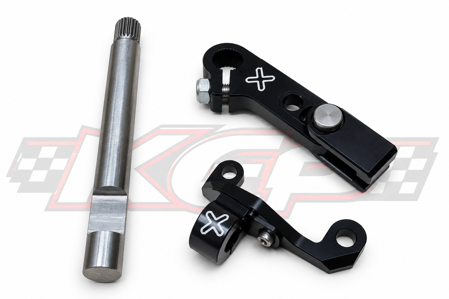 KLX140 Billet Adjustable Clutch Arm Upgrade Kit - Black
