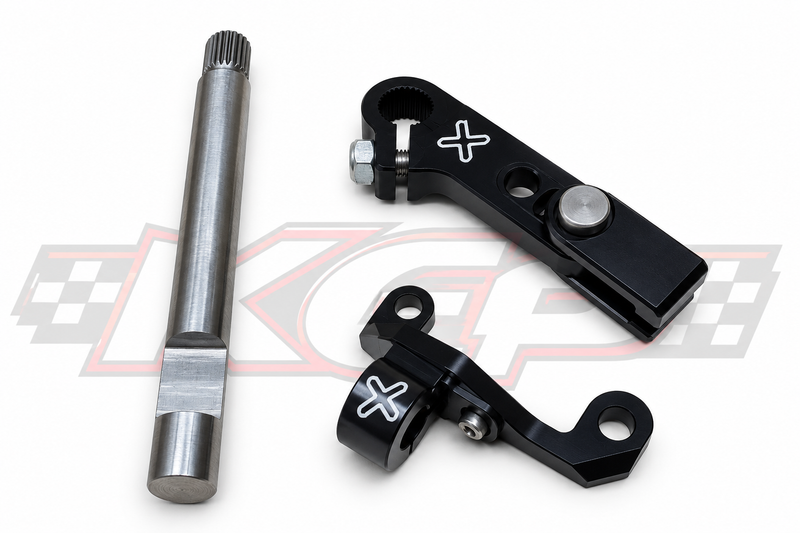 KLX140 Billet Adjustable Clutch Arm Upgrade Kit - Black