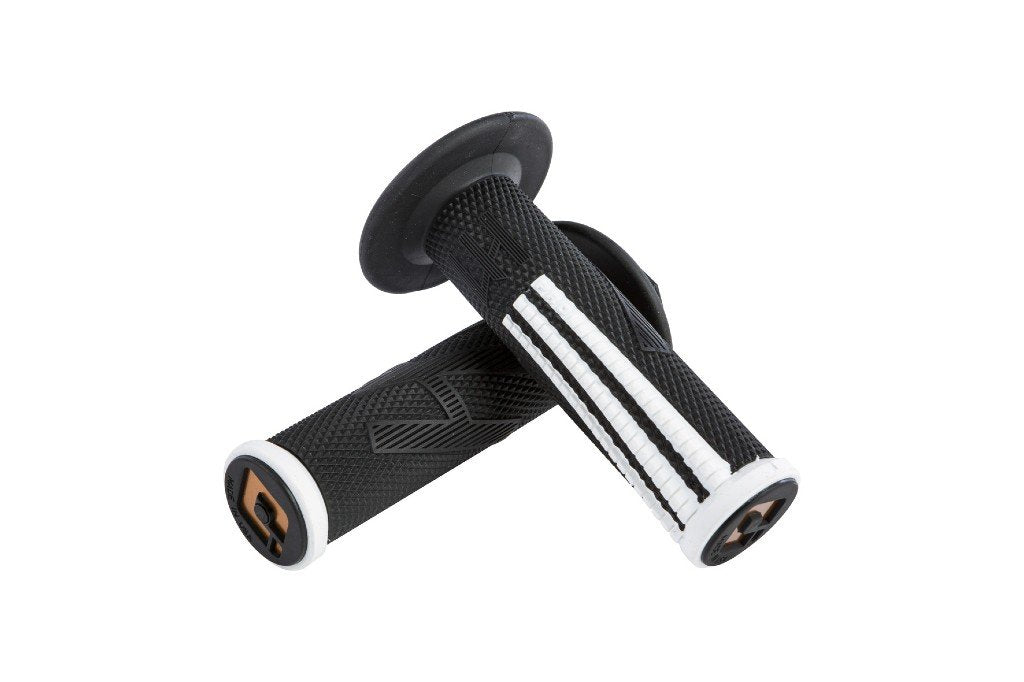 ODI Emig Pro V2 Lock On Grips - Black/White