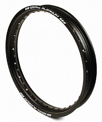 CRF110 SM Pro Platinum Black Rear Rim 12