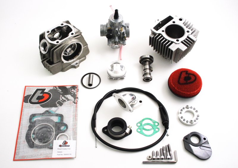 TB 114cc Big Bore Kit, Race Head, 26mm Mikuni VM26 Carb/Kit - TRX90