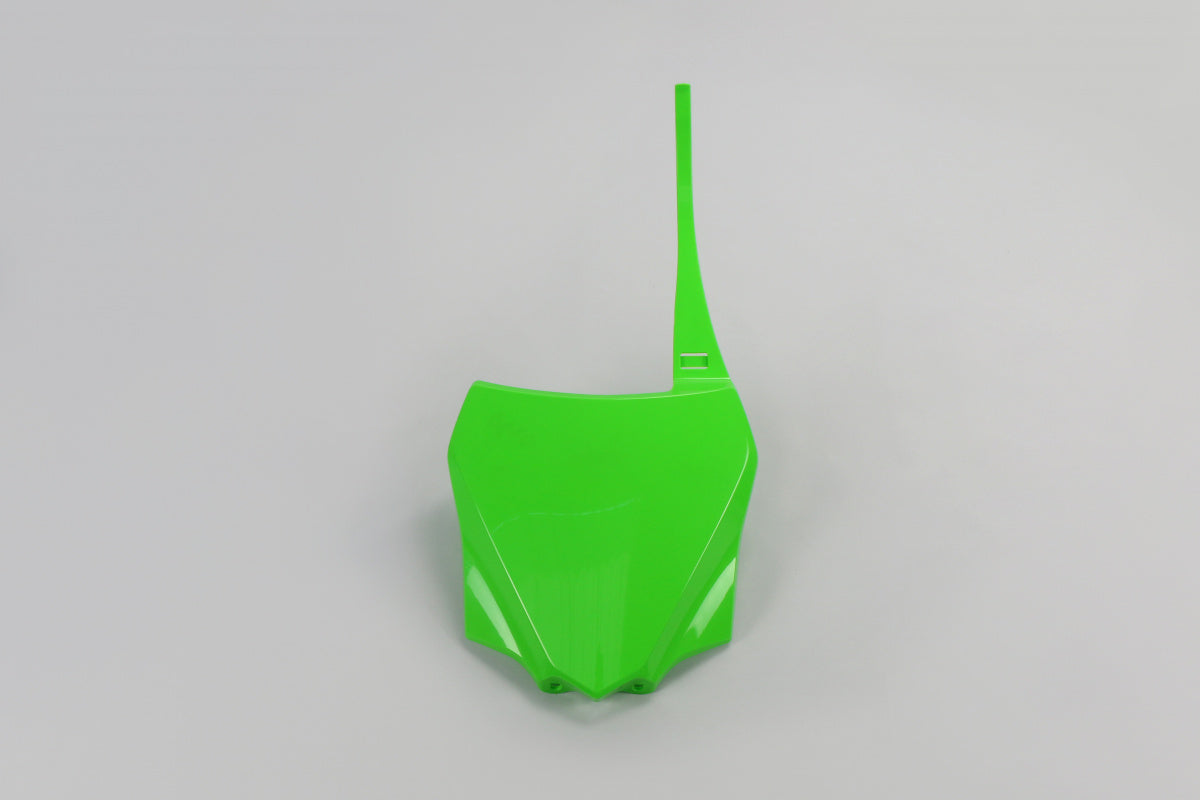 KX85 2014-2025 Green Front Number Plate - UFO Plastic