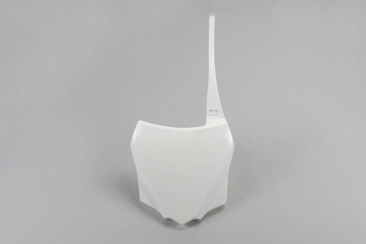 KX85 2014-2025 White Front Number Plate - UFO Plastic